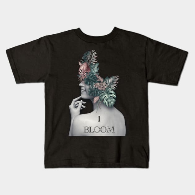 Flower Blooming T-Shirt Kids T-Shirt by TeeLoss